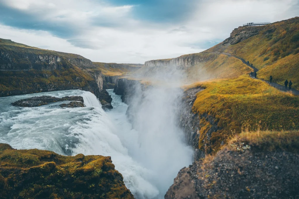 Gullfoss, on the Golden Circle route.