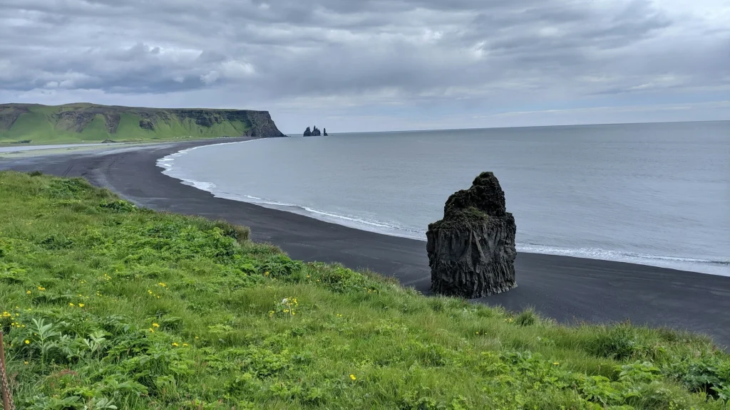 Reynisfjara is the east end of the South coast road trip.