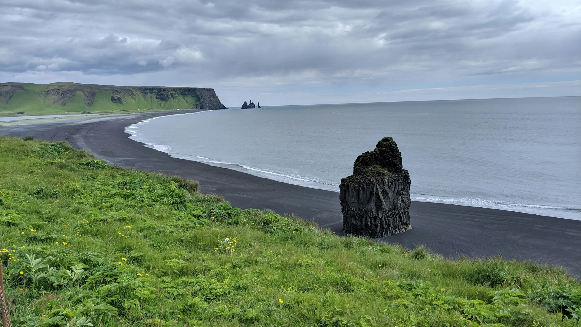 Reynisfjara is the east end of the South coast road trip.